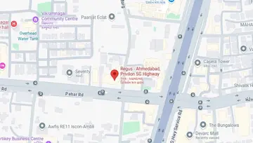 Location of Regus Privillion Co-Working space in Sarkhej, Ahmedabad - Image 289965
